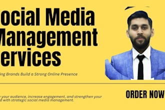 be your professional social media manager for facebook and instagram