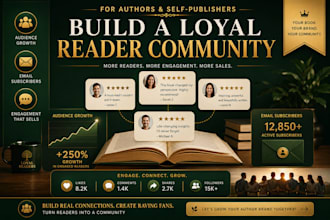 design a reader engagement strategy for authors
