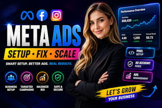 run meta ads and setup meta pixel and business manager