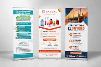 design your roll up banner for print
