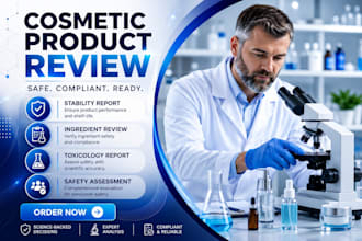 provide cosmetic safety assessment and compliance reports