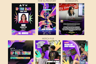 design social media posts and promotional graphics for your brand