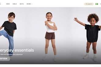build shopify ecommerce website development and fashion store design