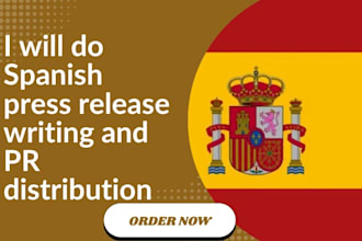 do spanish press release writing and PR distribution