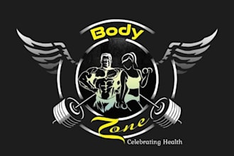 create unique sports, gyms, health and fitness logo design