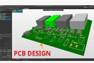 design circuit schematic, pcb layout, pcb design in altium