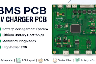 design bms pcb, ev charger pcb, and battery management system
