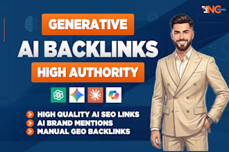 build ai backlinks and ai SEO mentions with high da GEO links for ai search