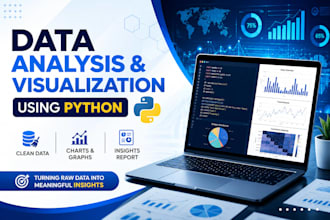 analyze your data and provide insights using python data science tools