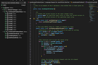 fix and optimize java methods to pass given junit tests