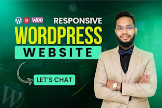 create a custom wordpress site with elementor or woocommerce