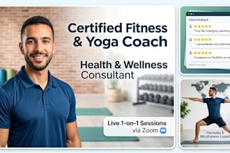 be your personal fitness coach, yoga instructor, and health consultant