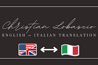translate english to italian technical and IT documents