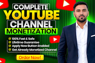 complete youtube channel monetization requirements