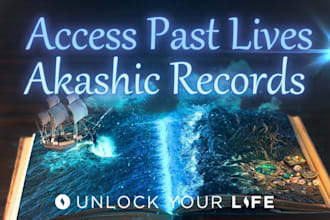 do detailed akashic records, past life reading with soul lessons