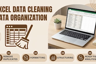 clean and prepare messy excel data for analysis and reports