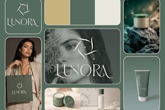 design a professional logo, brand identity, style guide, and complete branding