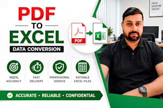 convert PDF to excel accurately and professionally