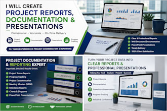 create project reports, documentation and presentations