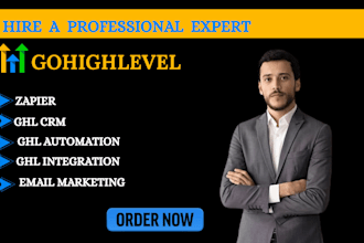 create ghl CRM email marketing zapier integration and ghl automation