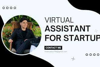 be your virtual assistant for startups