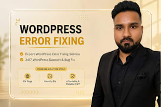 fix wordpress website errors issues