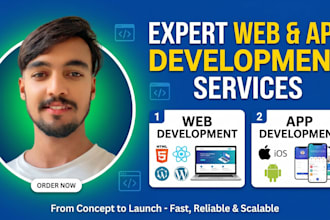 creat a full resposive website and flutter app for you