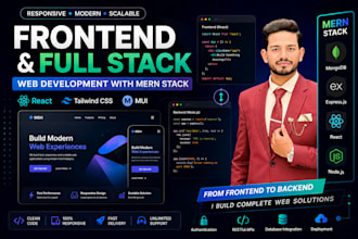 develop a full stack mern web app with authentication
