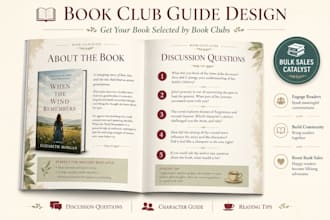 design book club and reading group kit