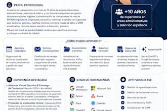 seré tu asistente virtual para soporte administrativo
