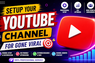 setup and optimize your youtube channel
