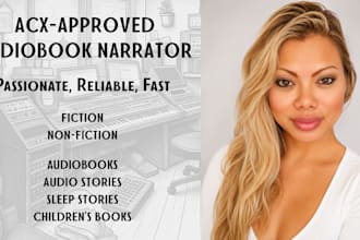 deliver an acx approved audiobook