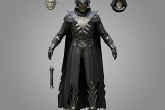 sculpt 3d character, miniature and action figure for 3d printing