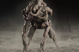 sculpt 3d miniatures, figurines and creatures for 3d printing