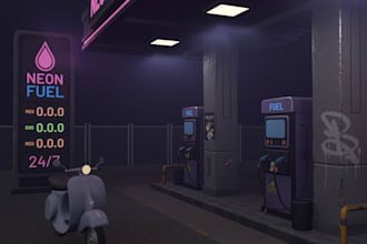 create stylized 3d environment assets for games