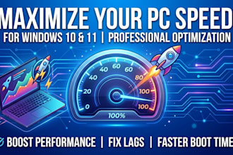 professionally optimize your windows PC for maximum speed and performance