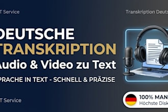 do professional german transcription and speech to text