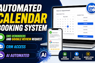 build an automated calendar booking system for your business