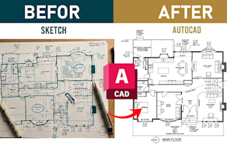convert pdf, sketch or jpg to editable auto cad dwg