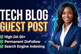do guest posting on tech blog with permanent dofollow links