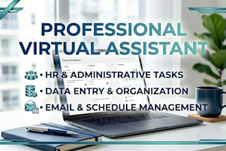 be your virtual assistant for hr and administrative tasks