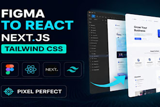 figma to react next js tailwind CSS