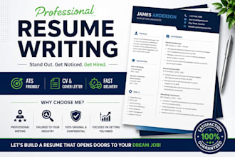 write and optimize your professional resume and cv
