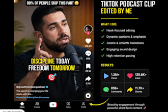 edit viral tiktok podcast clips with captions