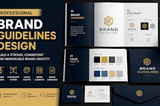 design brand identity design, brand kit, logo branding, brand guidelines