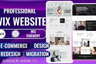 wix website design wix studio redesign wix website redesign wix harmony