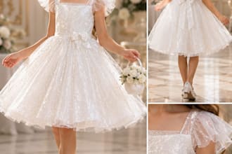design magical kids dresses and elegant boys suits