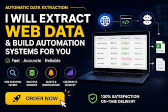 build a custom python web scraping and automation script