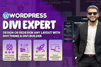 be your divi expert for wordpress divi website design, theme, builder, divi 5