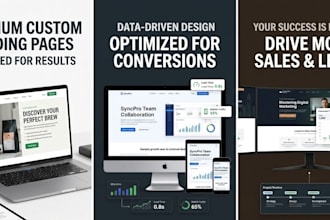 design a high converting landing page for your business